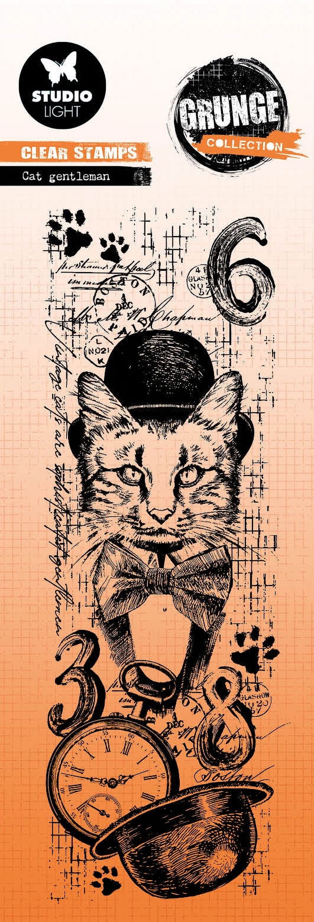 Studio Light Art - Cat Gentlement Clear Stamp Set