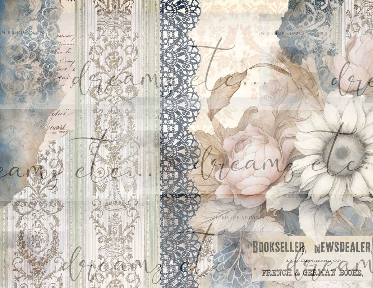 Sunflower Vignettes - Digital Journal Kit