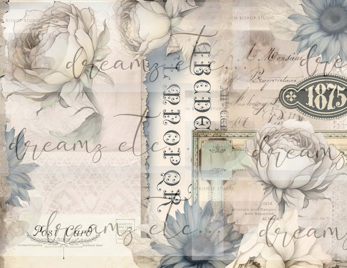 Sunflower Vignettes - Digital Journal Kit