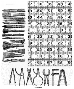 Tim Holtz - Stampers Anonymous - Cling Mount Stamp - Artful Tools