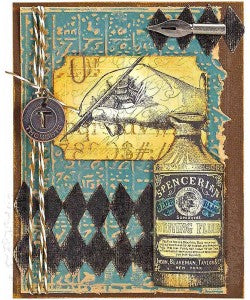 Tim Holtz - Stampers Anonymous - Typography - Cling Mount Stamp