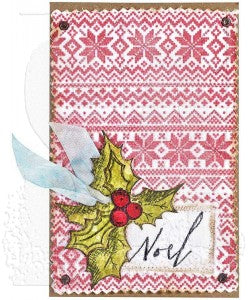 Tim Holtz - Stampers Anonymous - Holiday Knits - Cling Mount Stamp