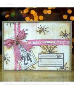 Tim Holtz - Stampers Anonymous - Vintage Holidays - Cling Mount Stamp