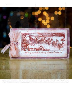 Tim Holtz - Stampers Anonymous - Holiday Scenes -Cling Mount Stamp