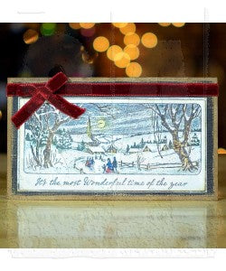 Tim Holtz - Stampers Anonymous - Holiday Scenes -Cling Mount Stamp