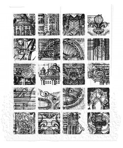 Tim Holtz - Stampers Anonymous - Cling Rubber Stamp - Creative Blocks