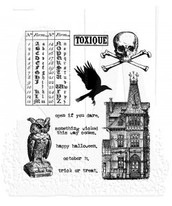Tim Holtz - Stampers Anonymous - Cling Rubber Stamp - Regions Beyond