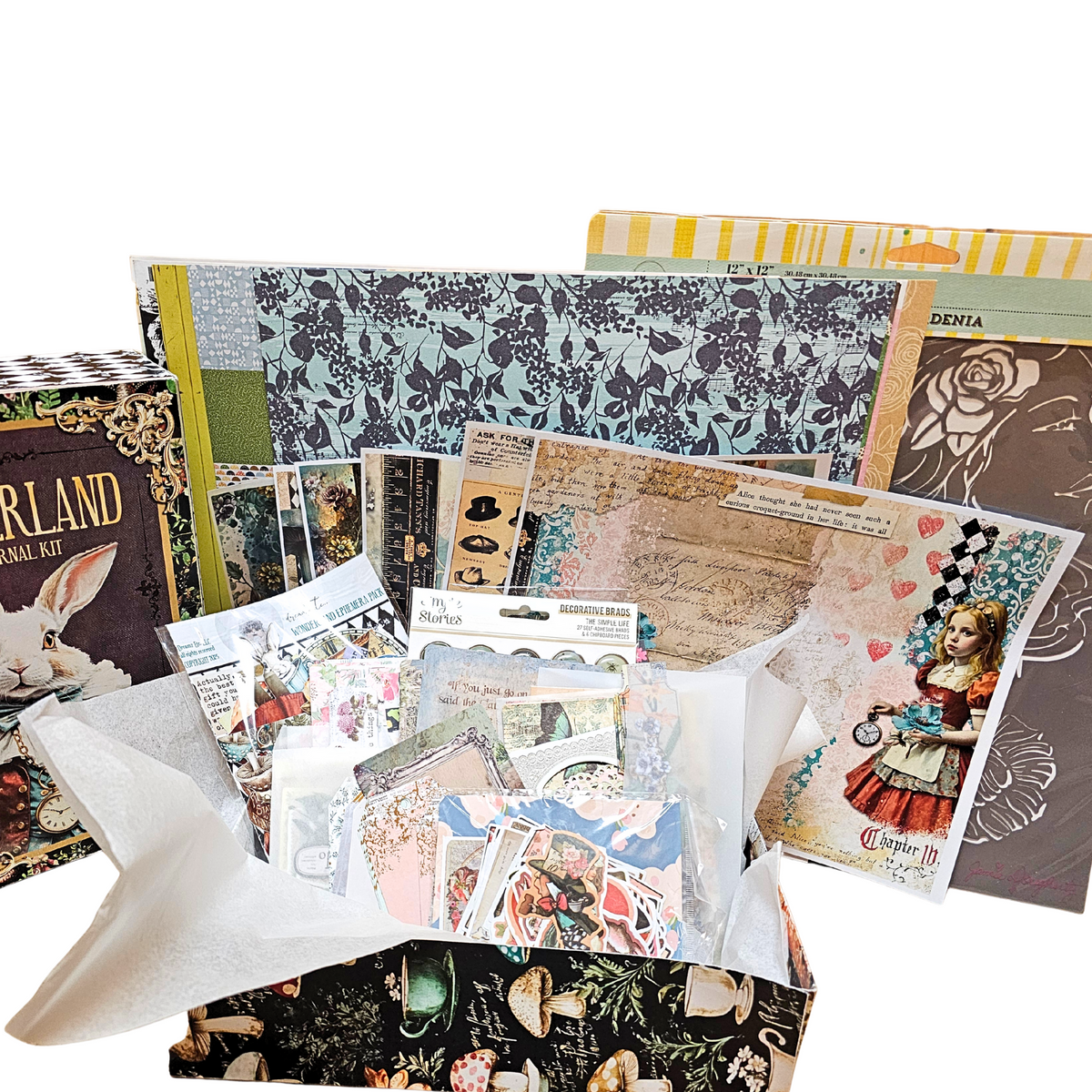 Wonderland Themed Journal Kit - Dreamz Etc.