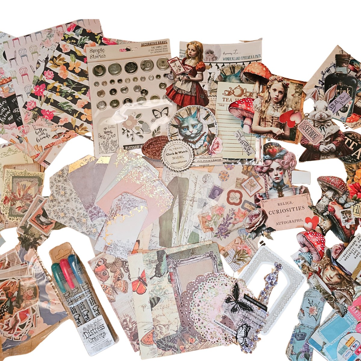 Wonderland Themed Journal Kit - Dreamz Etc.