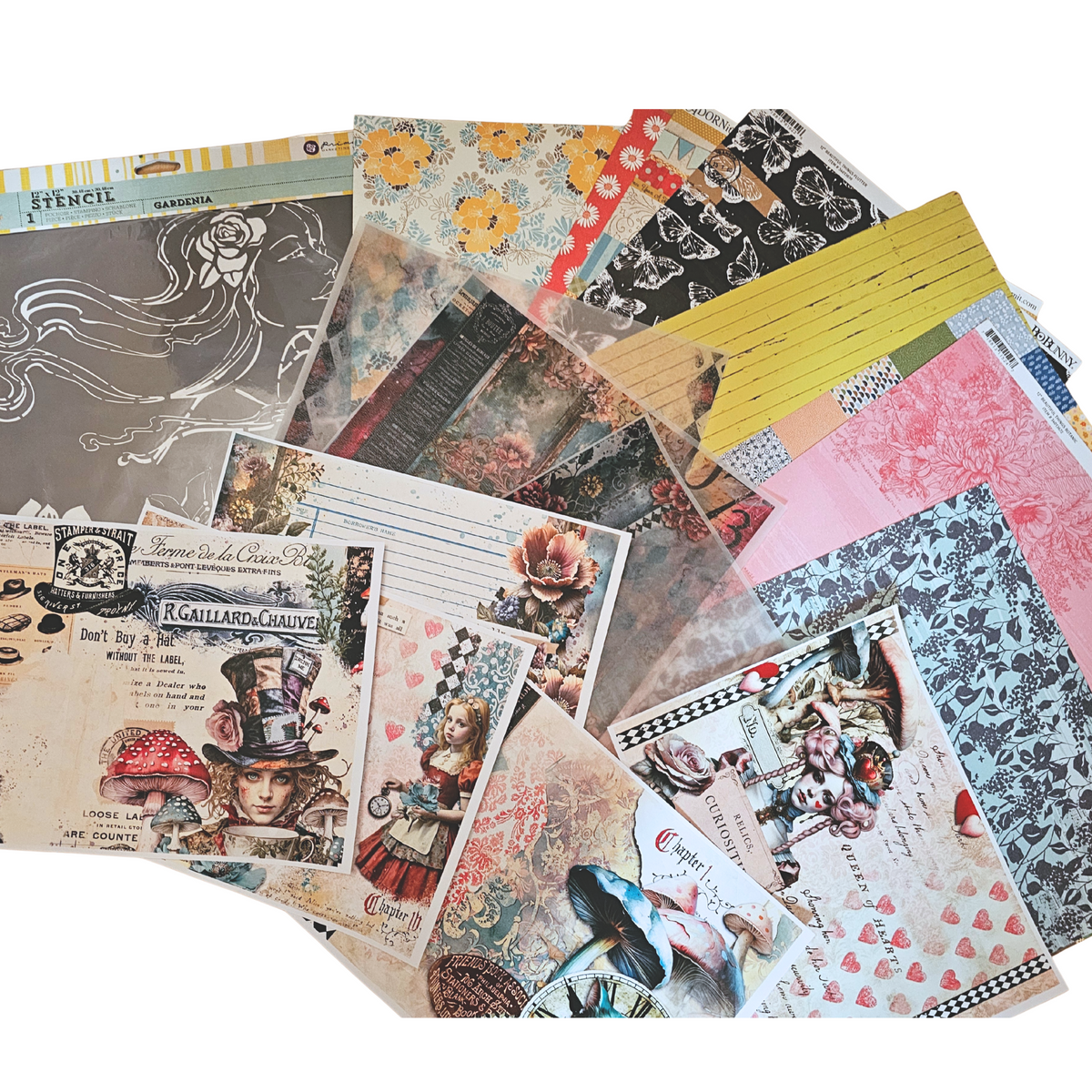 Wonderland Themed Journal Kit - Dreamz Etc.