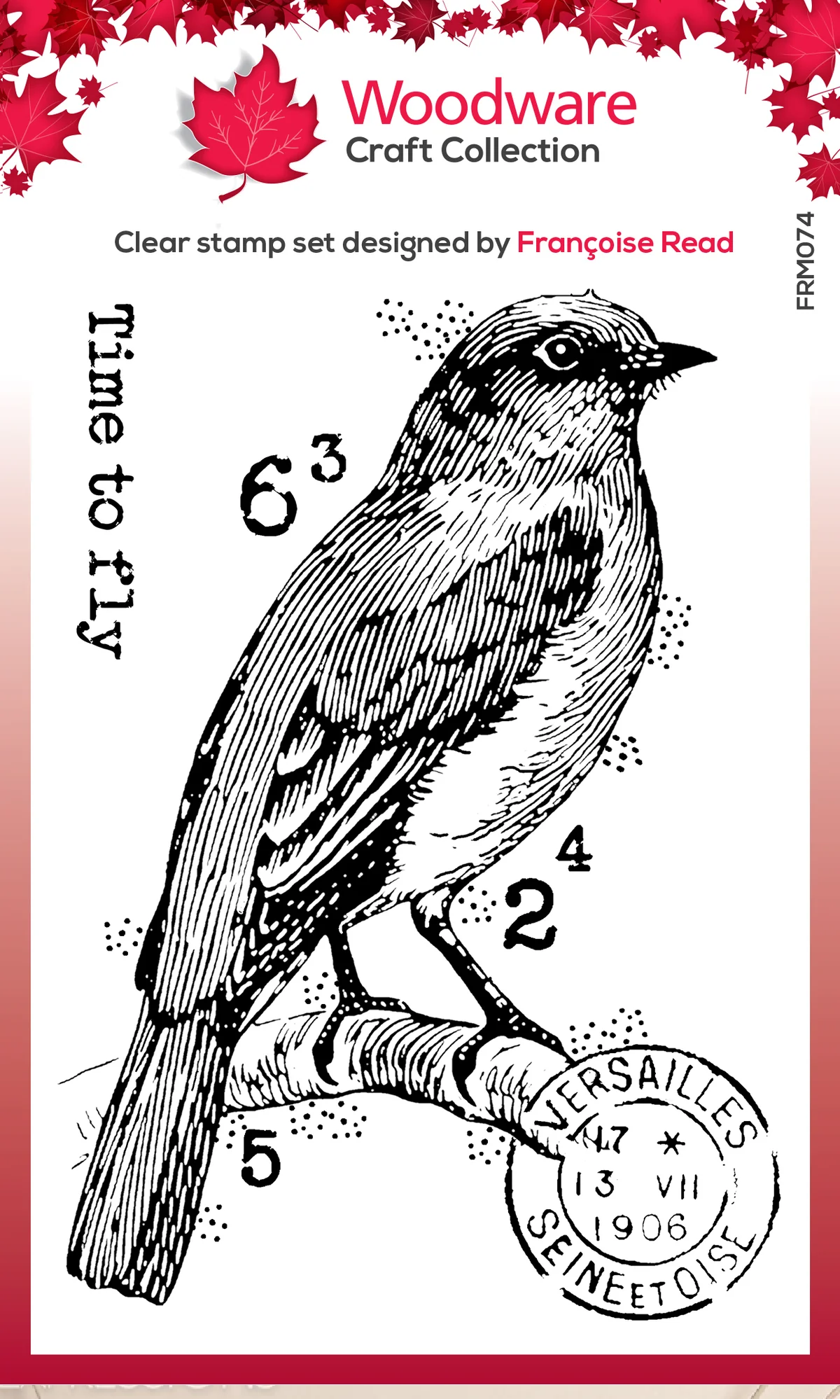 Woodware Clear Stamps 3"x4" - Bluebird