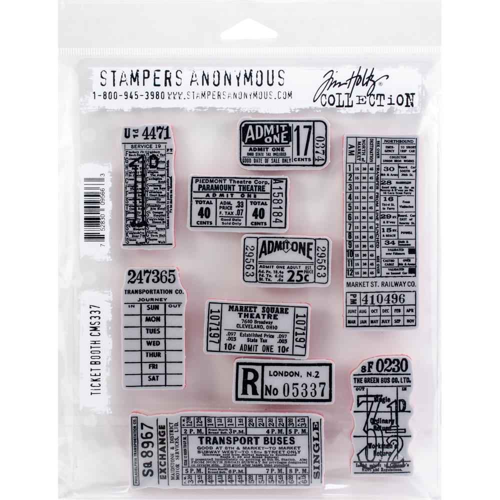 Tim Holtz Stamp Set - Ticket Booth *