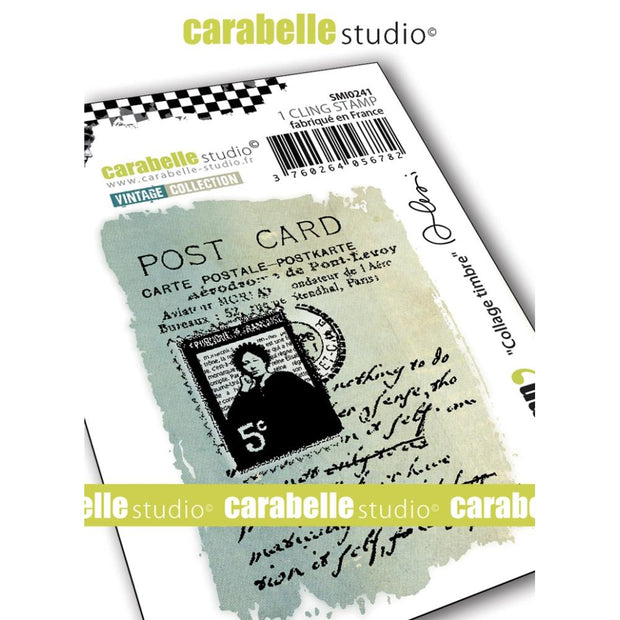 Carabelle Studio - "Carabelle Studio Cling Stamp Small By Alexi : "Stamp Collage" *