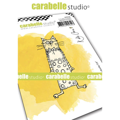 Carabelle Studio - "Cling Stamp A6 : "Little Kooky Cat" by Kate Crane *