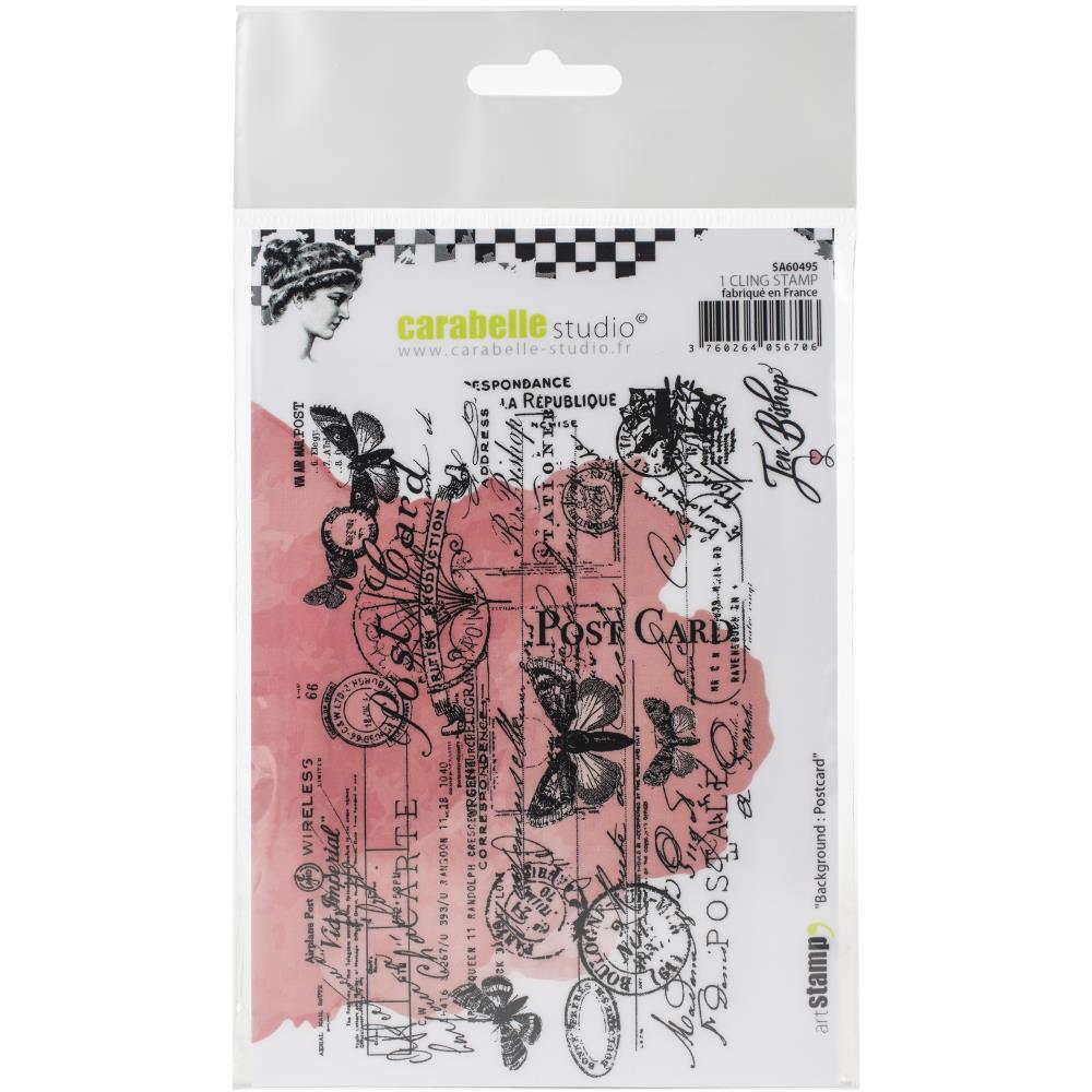 Carabelle Studio - "Cling Stamp A6 : "Postcard" by Jen Bishop *