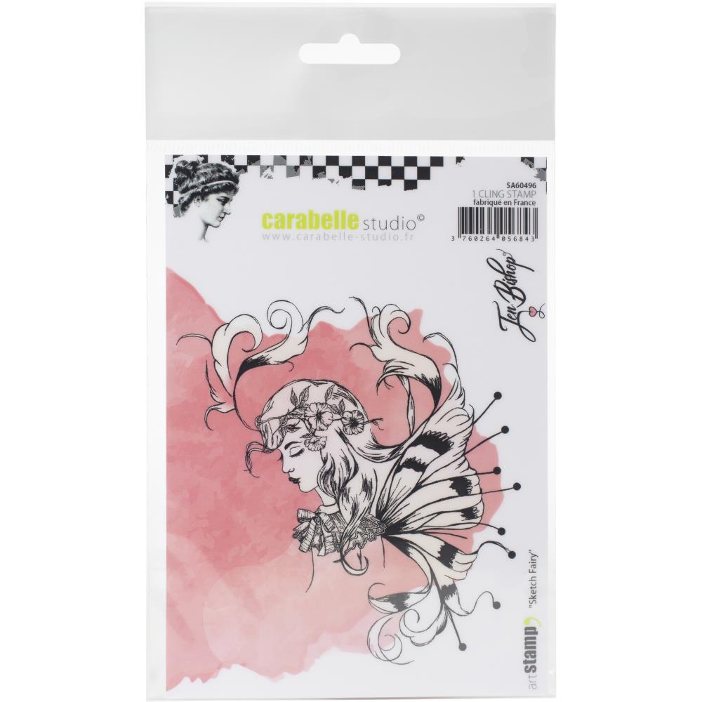 Carabelle Studio - "Cling Stamp A6 : "Fairy Sketch" by Jen Bishop