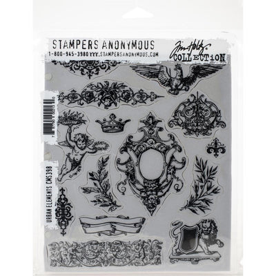 Tim Holtz - Stampers Anonymous - URBAN ELEMENTS STAMP SET