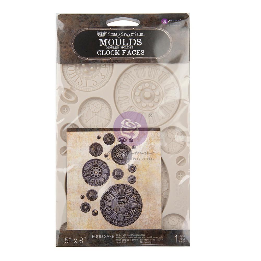 Prima - Finnabair Decor Moulds 5" x 8" - Clock Faces