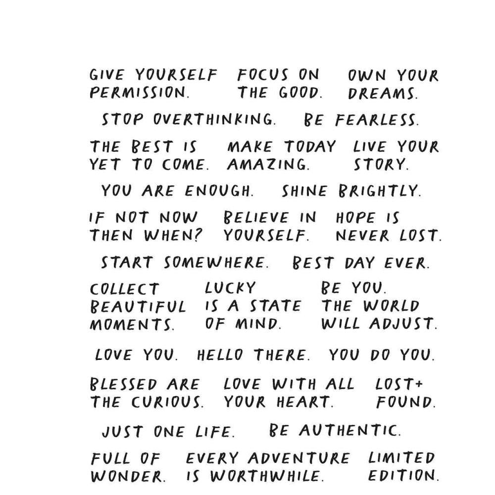 Noteworthy Stamp Set - Tim Holtz - Stampers Anonymous