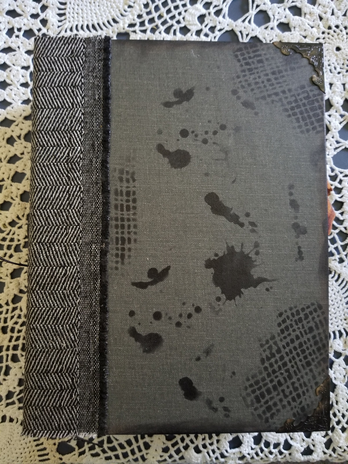 Sherlock Holmes Theme - Journal Etc. - Altered Book - Black - HUGE