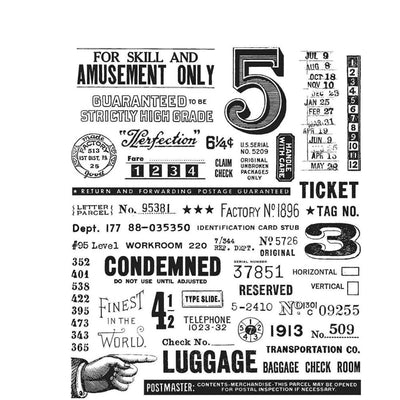 Eccentric Stamp Set - Tim Holtz - Stampers Anonymous