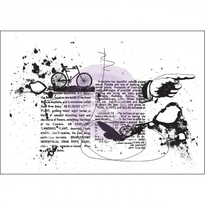 Prima Cling Mount Stamp - Treasured Memories 2