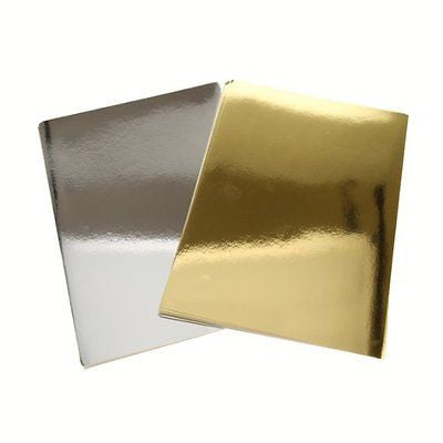 Gold and Silver Metallic Cardstock Paper Pack - 20 Sheets