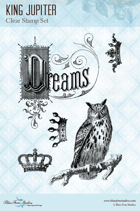 Blue Fern Stamp Set - King Jupiter