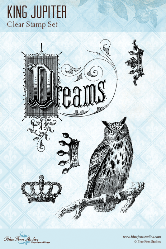 Blue Fern Stamp Set - King Jupiter