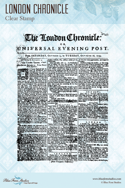 Blue Fern Stamp - London Chronicle *