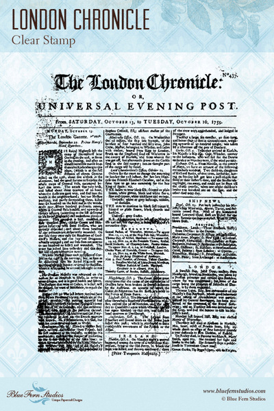 Blue Fern Stamp - London Chronicle *