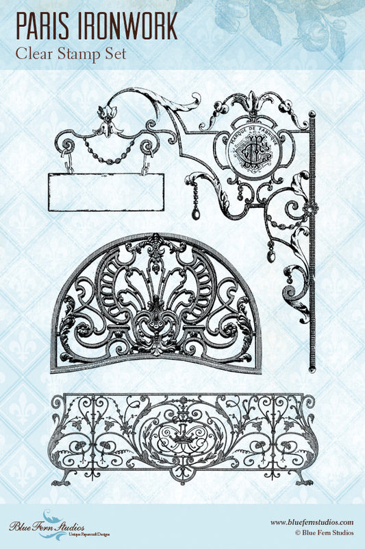 Parisian Ironwork Stamp Set