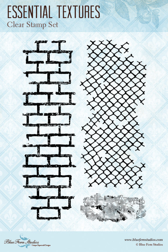 Blue Fern Stamp - Essential Textures