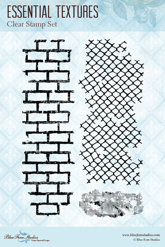 Blue Fern Stamp - Essential Textures