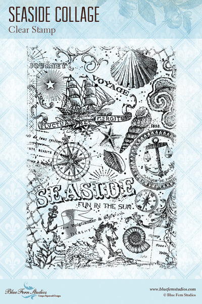 Blue Fern Stamp - Seaside Memories Stamp Set *