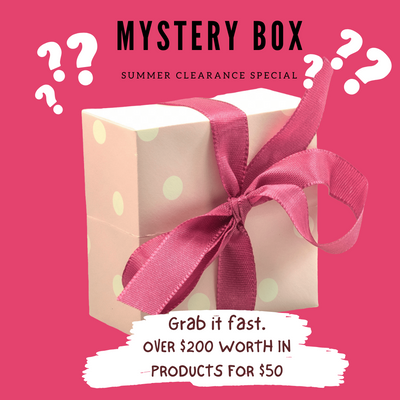 MYSTERY BOX - SUMMER CLEARANCE - OVER $200 in PROODUCTS FOR ONLY $50