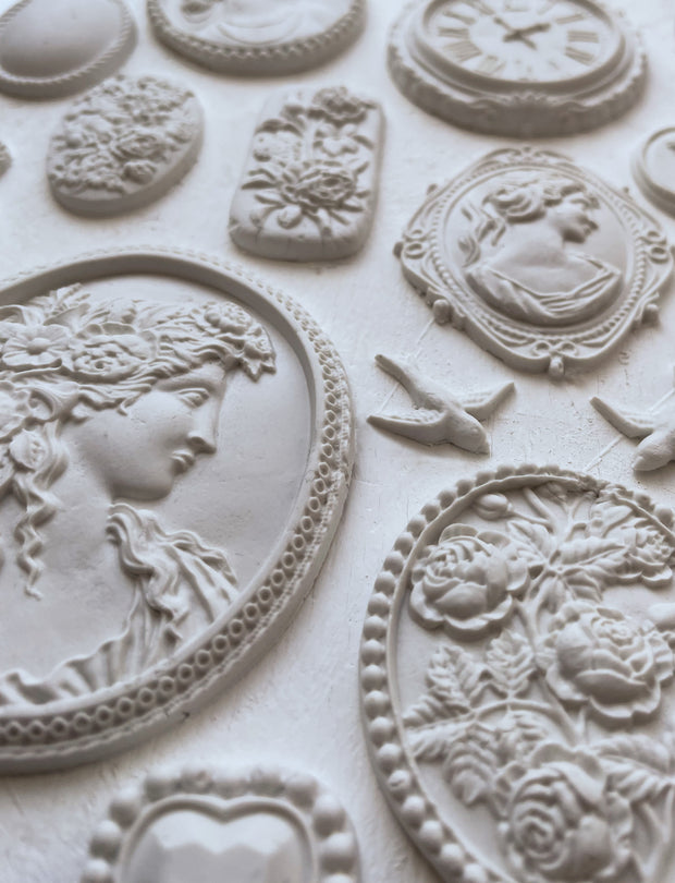 Décor Mould by IOD - Iron Orchid Designs - Cameos