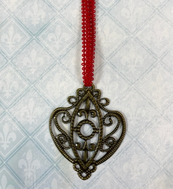 Mistletoe & Holly - Festive Ornament Charm