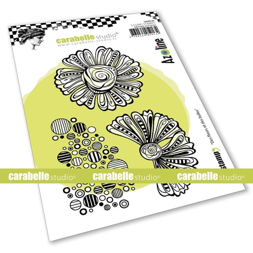 Carabelle Cling Stamp - Des fleurs et des bulles *