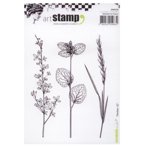Carabelle Cling Stamp - Herbier #2 *