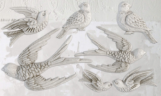Birdsong Decor Mould by IOD - Iron Orchid Designs