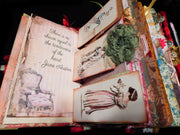 Hand-Stitched Jane Austen Mixed Media Book/Journal - HUGE!