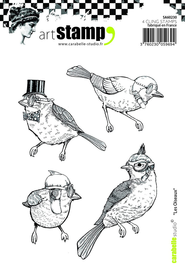 Carabelle Cling Stamp - Les Oiseaux *