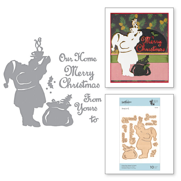 Spellbinders - SHAPEABILITIES FROM OUR HOME TO YOURS ETCHED DIES A SWEET CHRISTMAS BY SHARYN SOWELL *