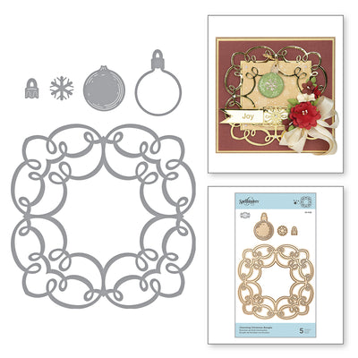 Spellbinders - SHAPEABILITIES CHARMING CHRISTMAS BOUGHS ETCHED DIES A CHARMING CHRISTMAS COLLECTION BY BECCA FEEKEN *