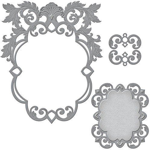 Spellbinders Designer Series - Renaissance - Labels 51 Decorative Accents *