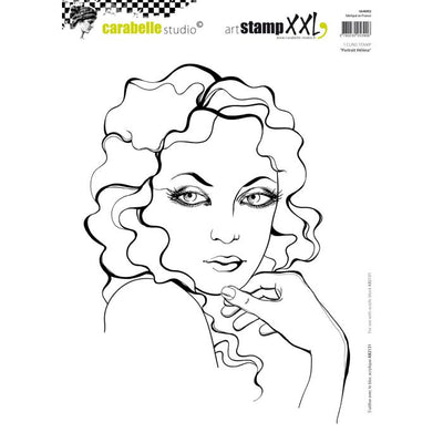 Carabelle Studio Cling Stamp XXL A4 - "Portrait Hélena" *