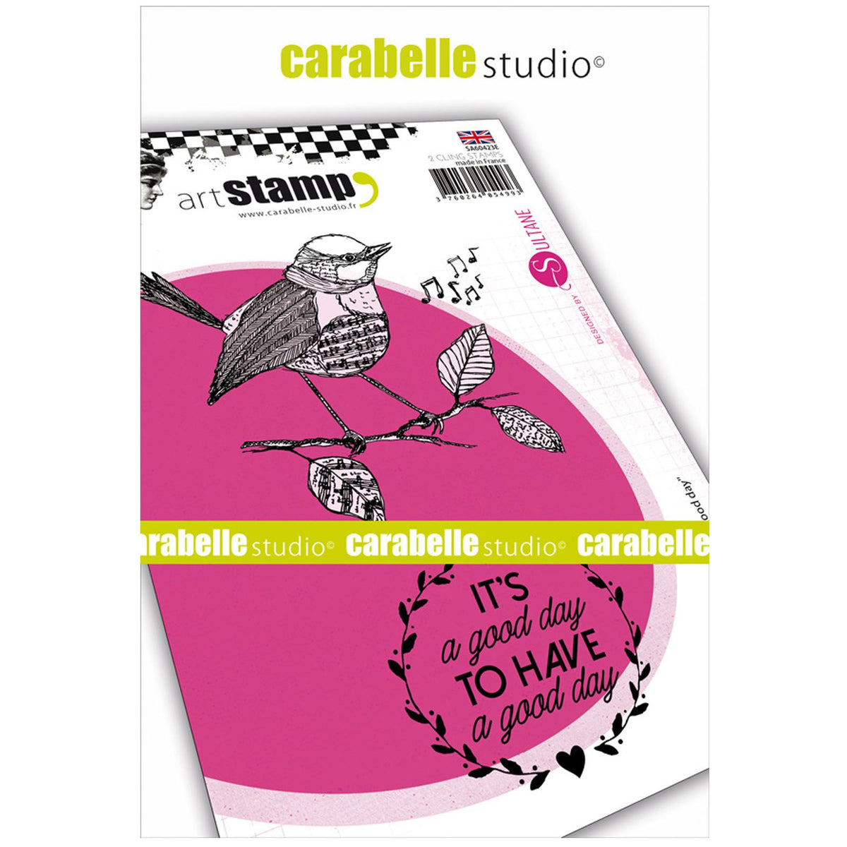 Carabelle Cling Stamp - "It's A Good Day" *