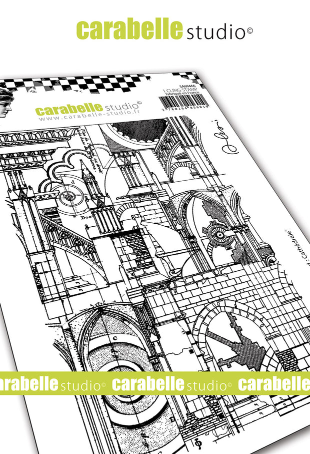 Carabelle Studio - "Cling Stamp A6 : "Cathédrale" by Alexis * - PRE-ORDER