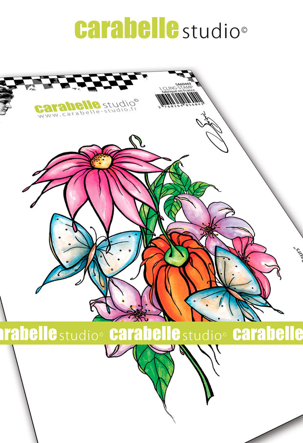 Carabelle Studio - "Cling Stamp A6 : "Among the Flowers" by Soizic